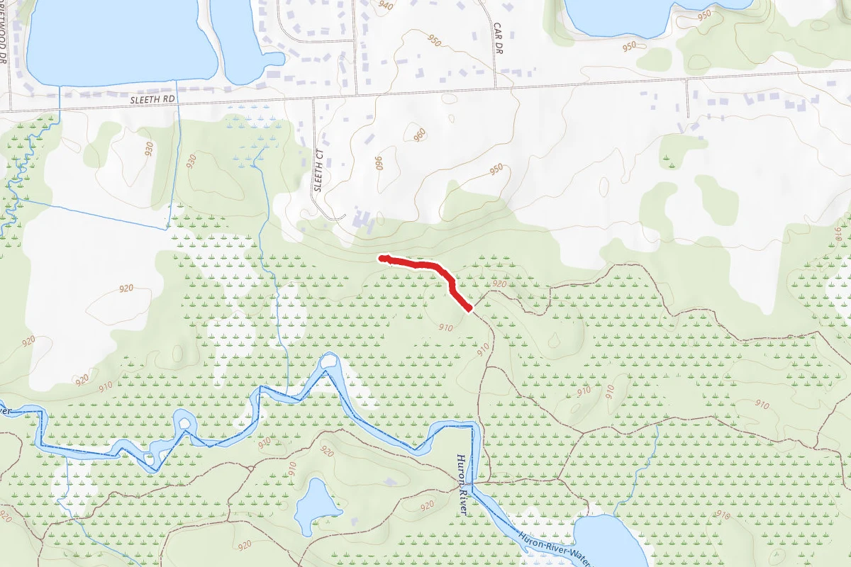 Proud Lake Rec. Area - Foot Trail