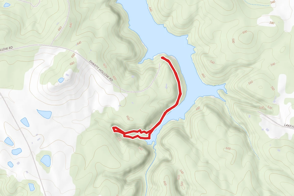 Shanty Hollow Lake Trail