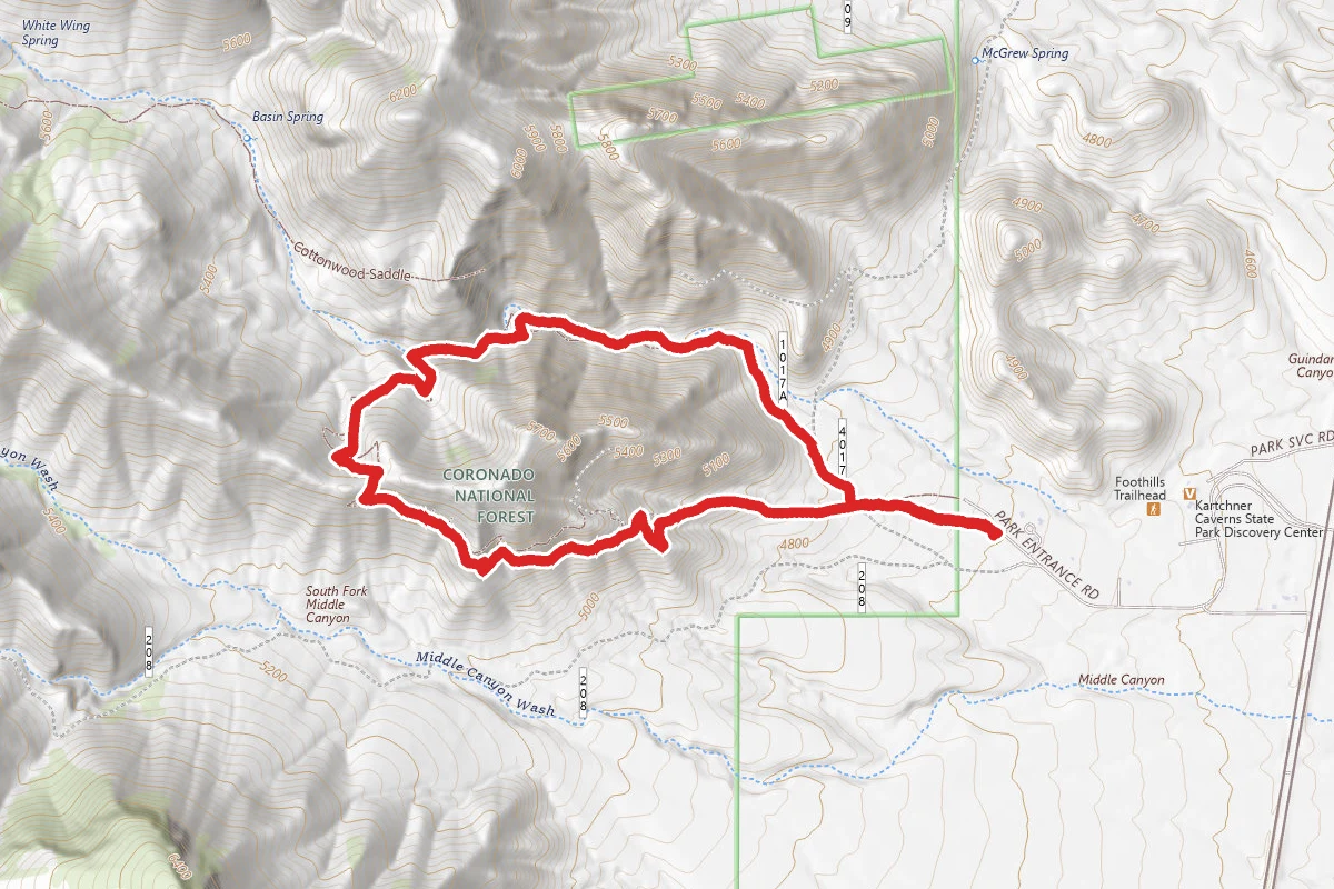 Guindani Loop Trail