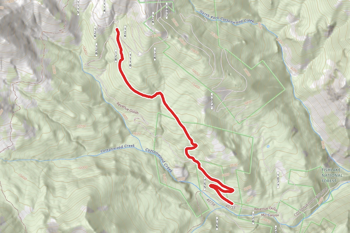 South Bullion to Gold Hill