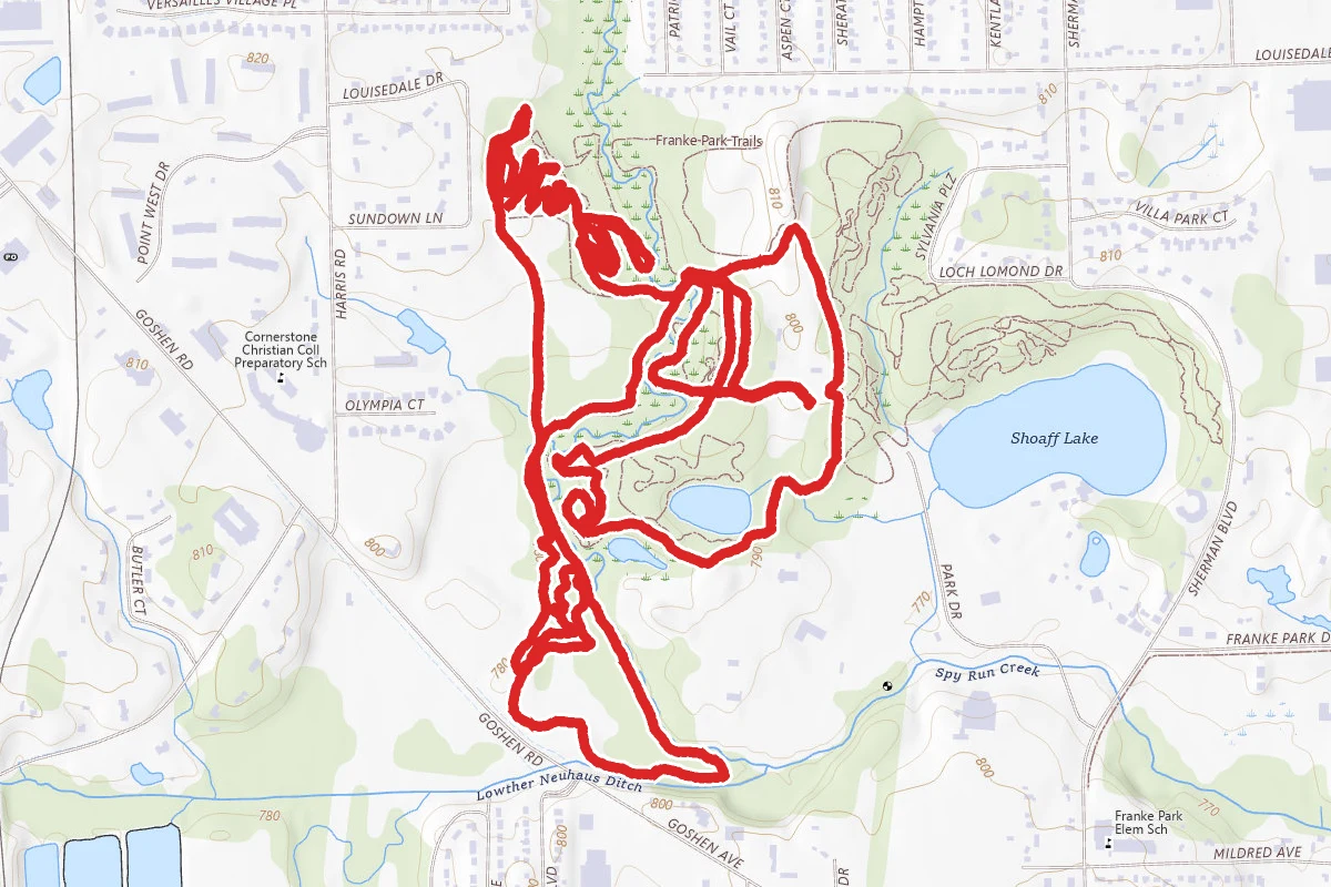 Franke Park Area Trails