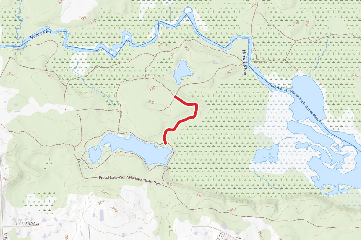 Proud Lake Rec. Area - Foot Trail