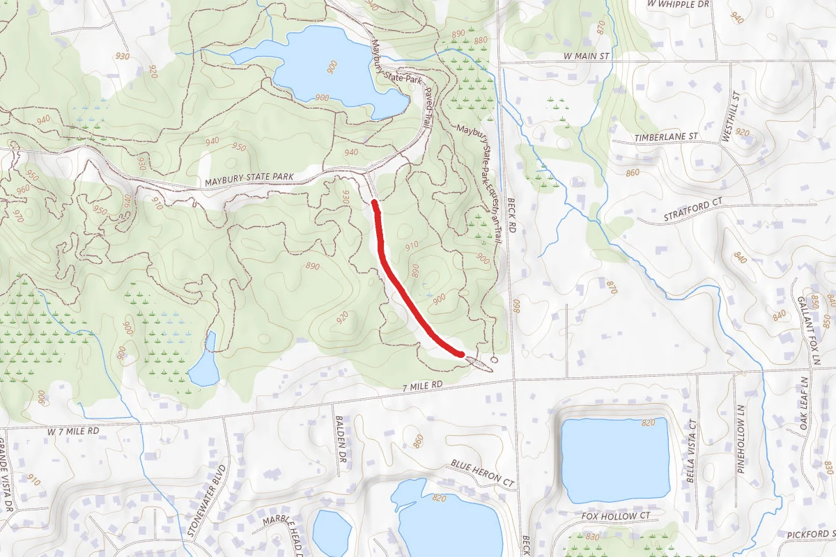 Maybury State Park - Paved Trail