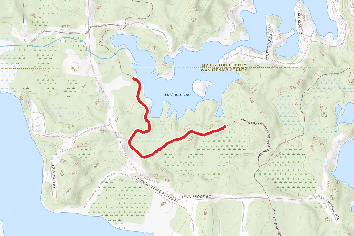 Pinckney Rec. Area - Potawatomi Trail 547