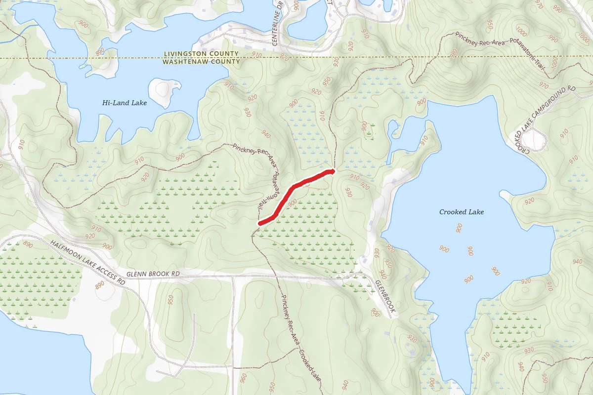 Pinckney Rec. Area - Crooked Lake 542