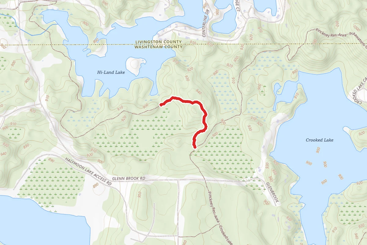 Pinckney Rec. Area - Potawatomi Trail 547