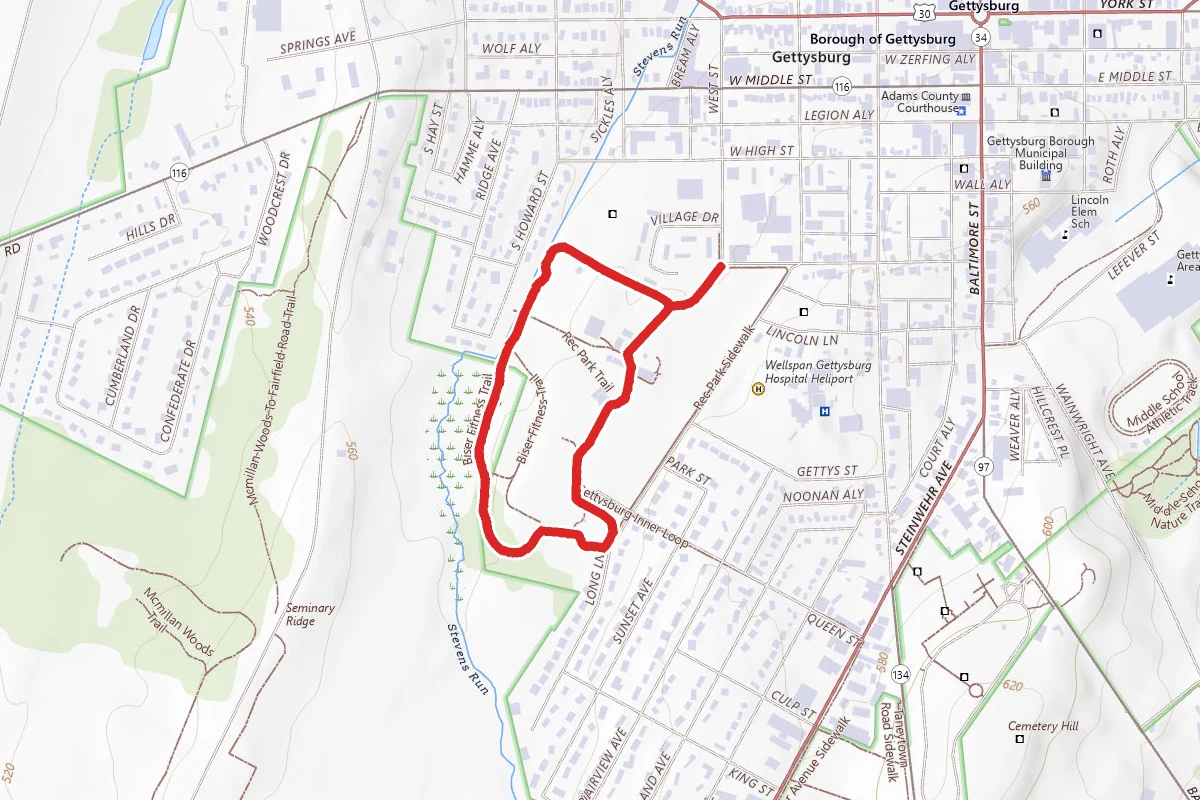 Biser Fitness Trail and Walking Path