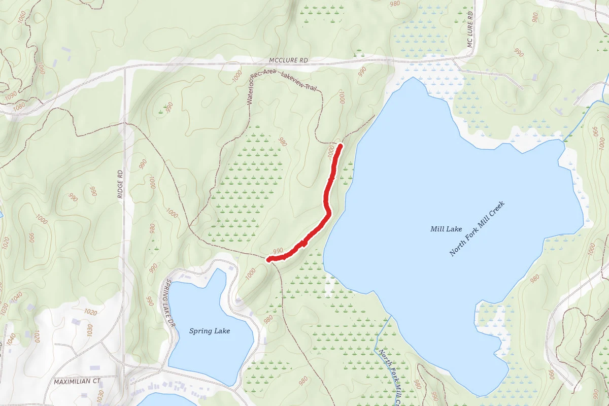 Waterloo Rec. Area - Lakeview Trail