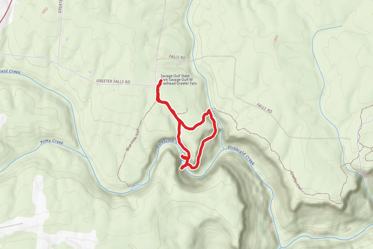Greeter Falls Loop