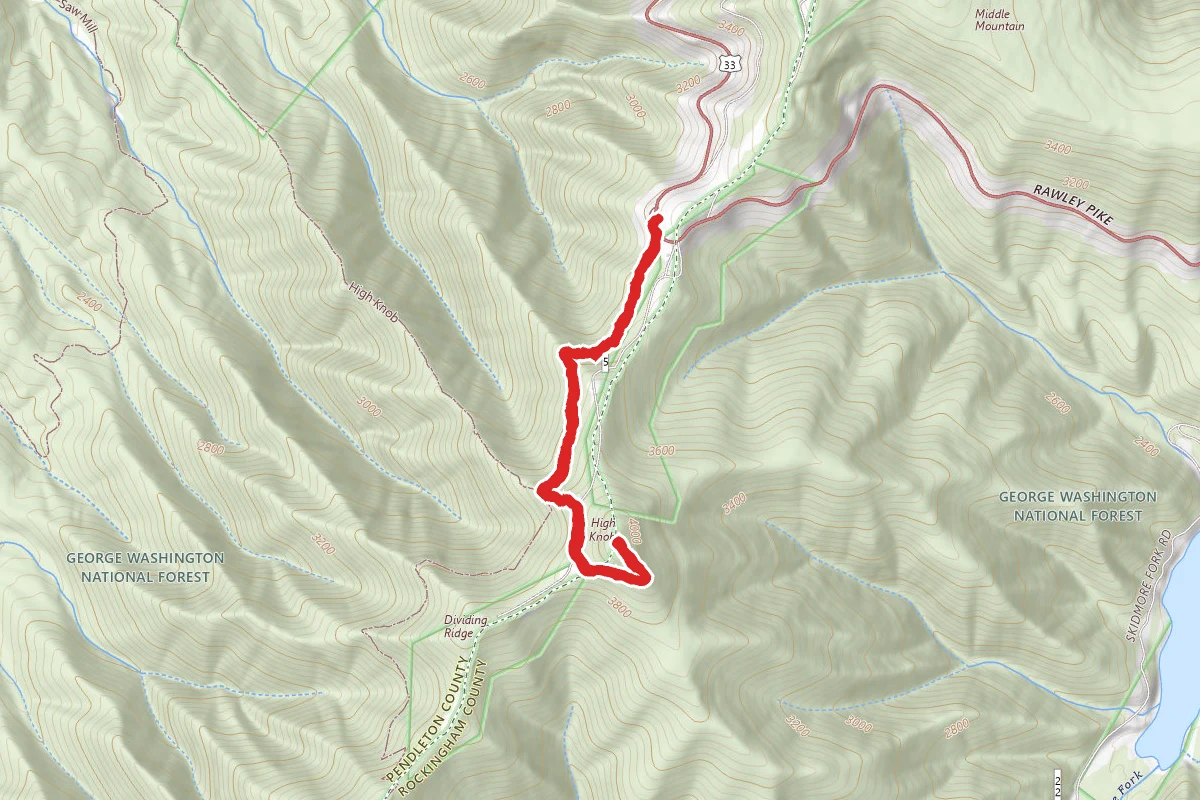High Knob Tower Trail
