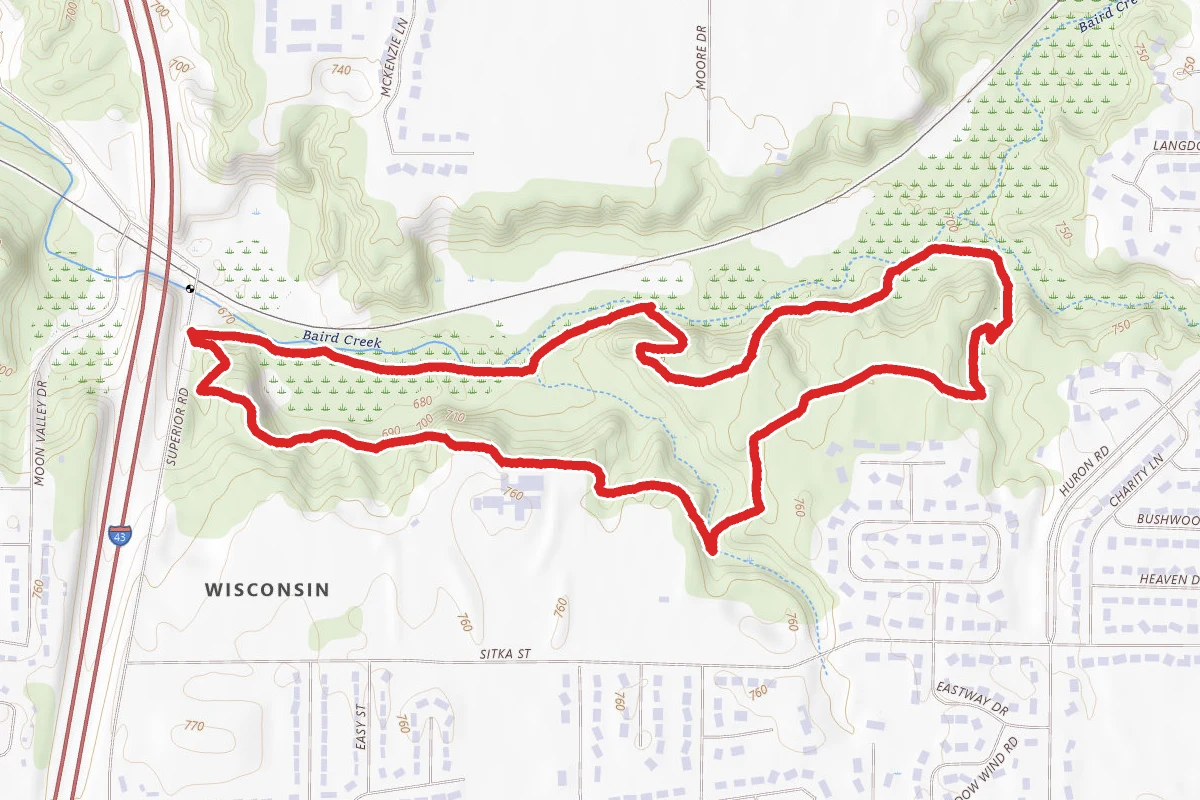 Baird Creek East Loop