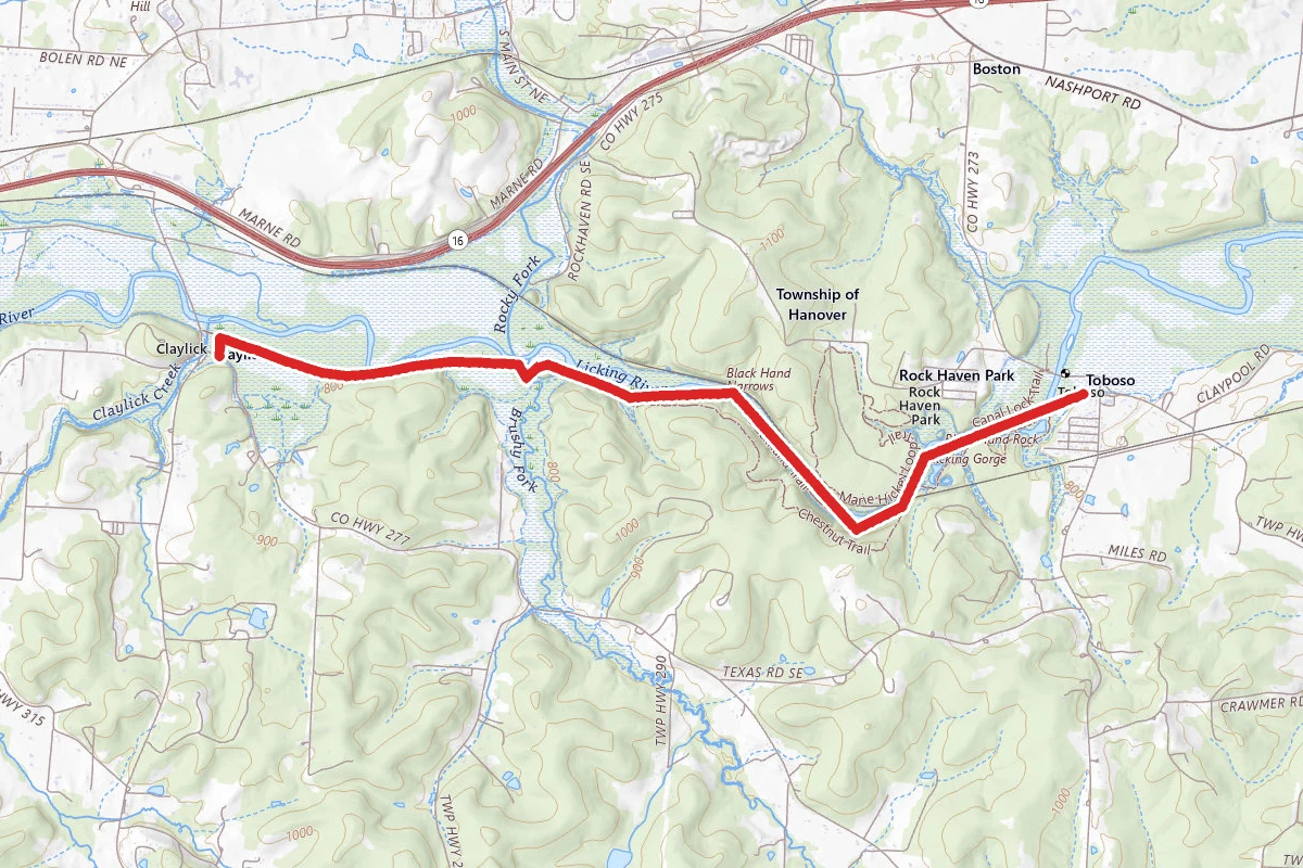 Blackhand Gorge Trail