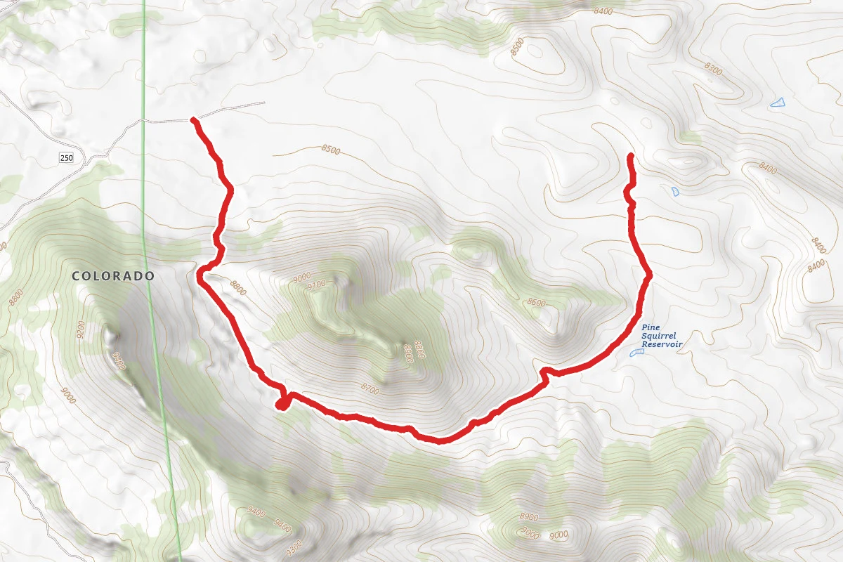 Chaquita Peak Trail