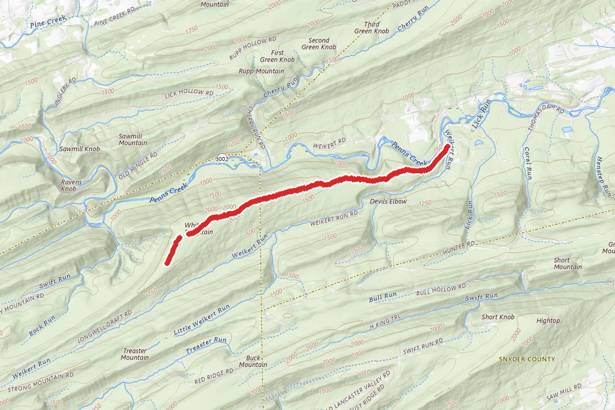 White Mountain Ridge Trail