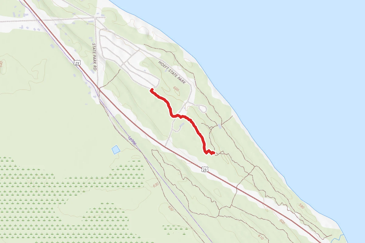 Ph Hoeft State Park - Beach Trail