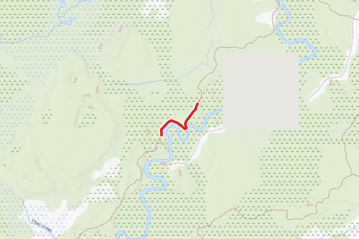 Rifle River Rec. Area - Hiking and Mountain Biking and Ski Trail