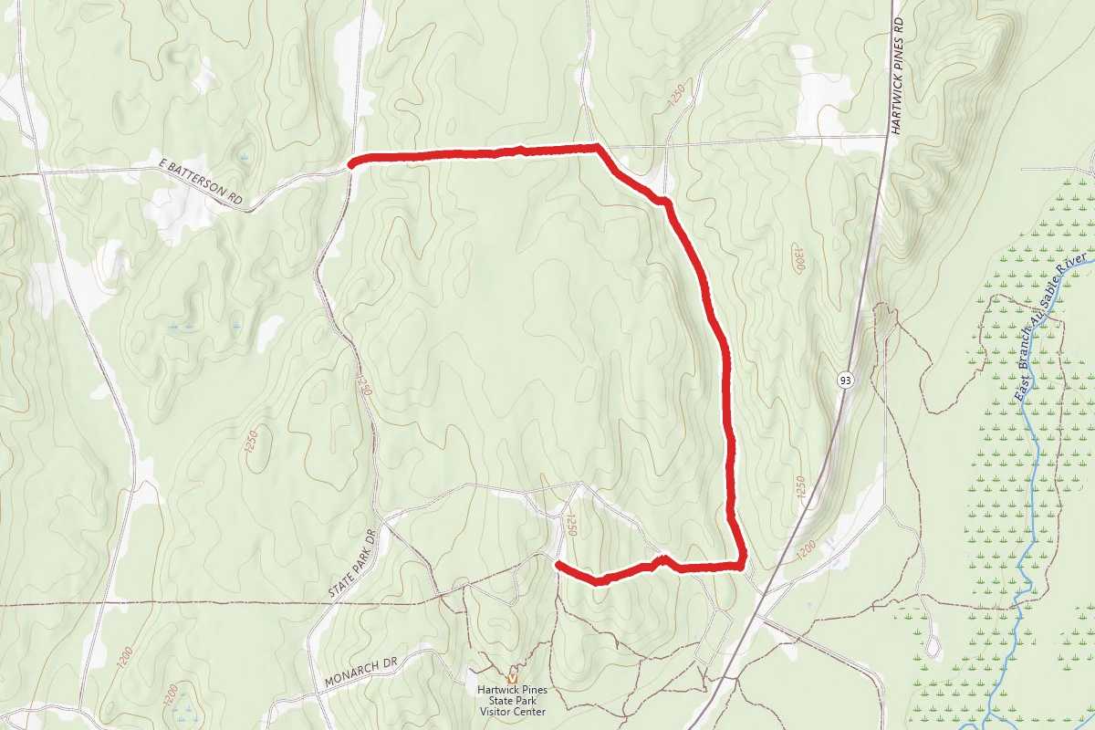 Hartwick Pines State Park - Aspen Trail_Hartwick Pines State Park - Deer Run Trail_Hartwick Pines State Park - Weary Legs Trail