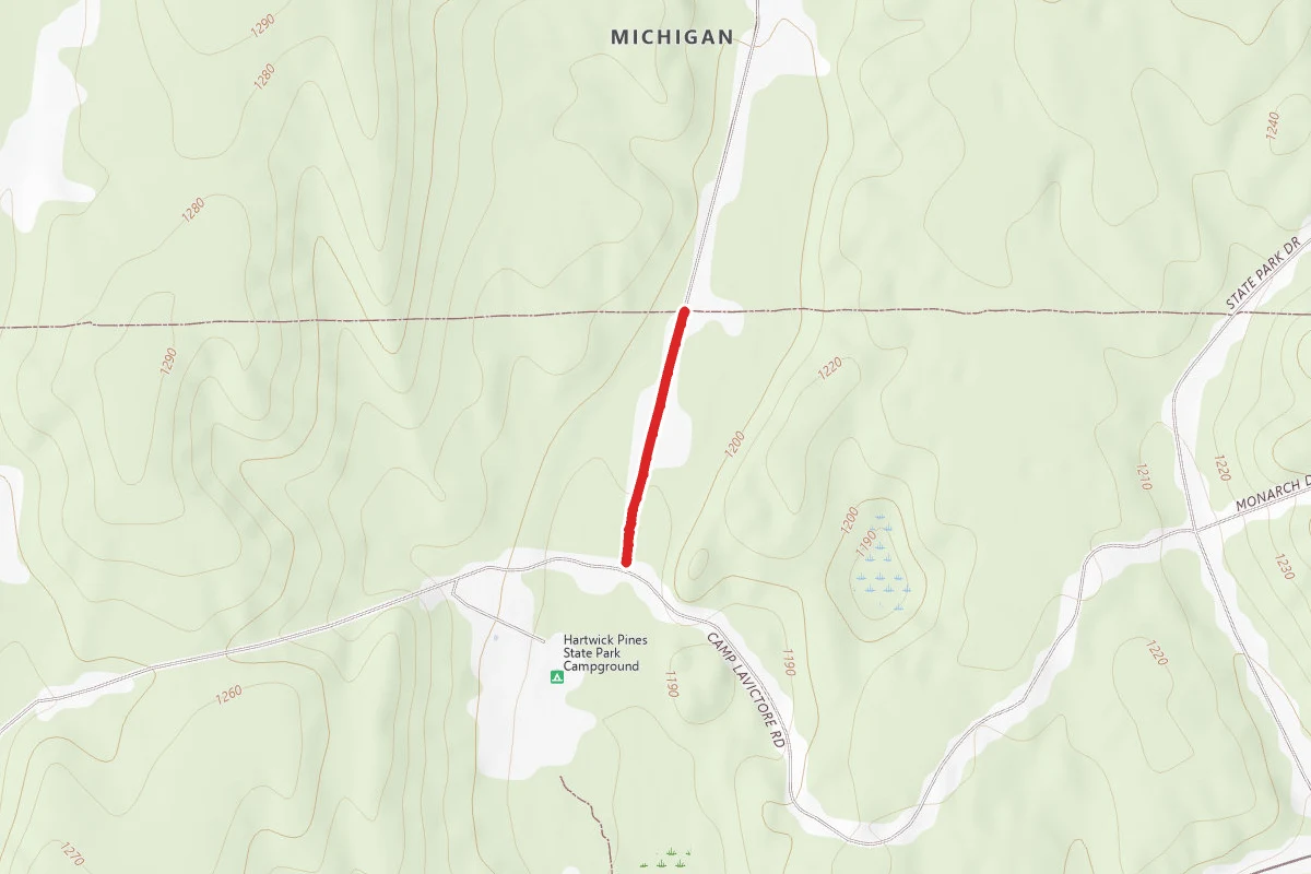 Hartwick Pines State Park - Deer Run Trail