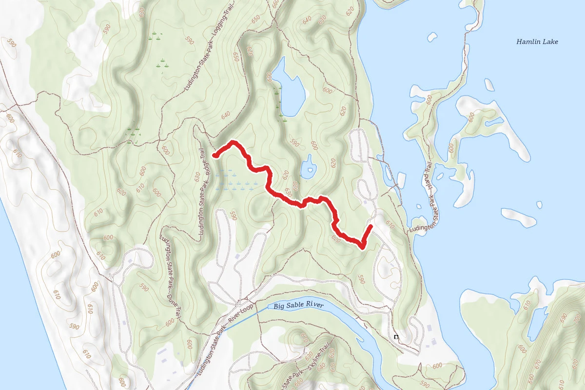 Ludington State Park - Coast Guard Trail