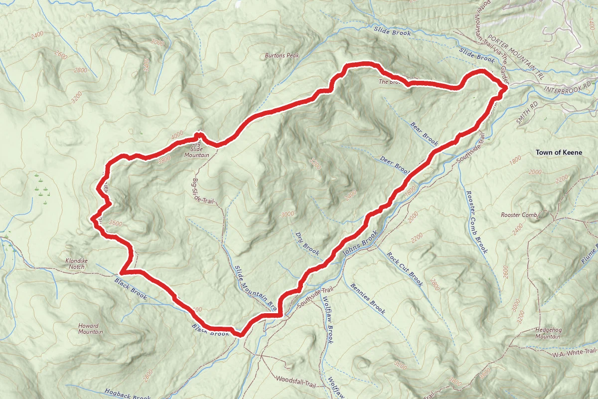 Big Slide Yard Mountain Loop Trail