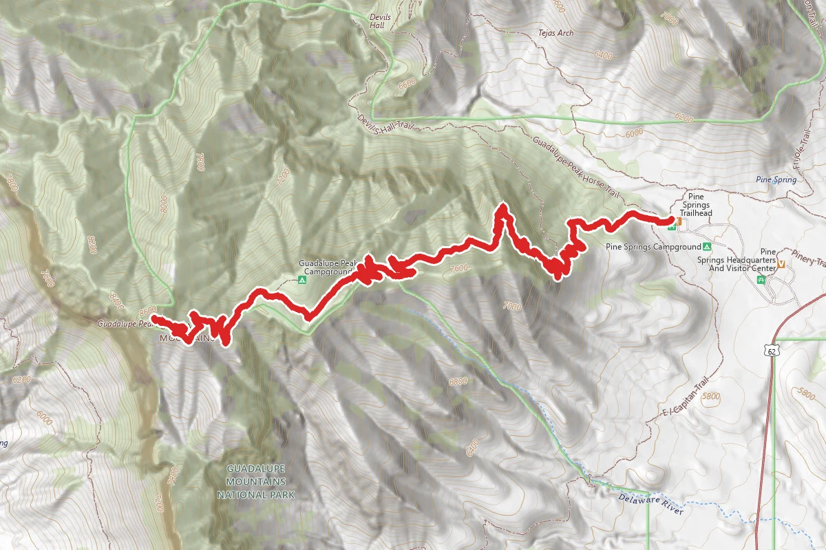 Guadalupe Peak Trail