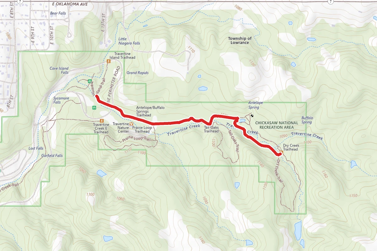 Travertine Creek Trail (Buffalo Springs)