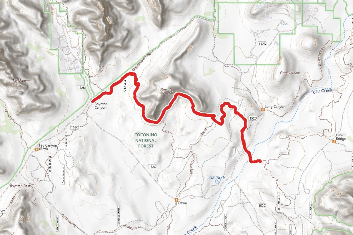 Mescal Mountain Trail