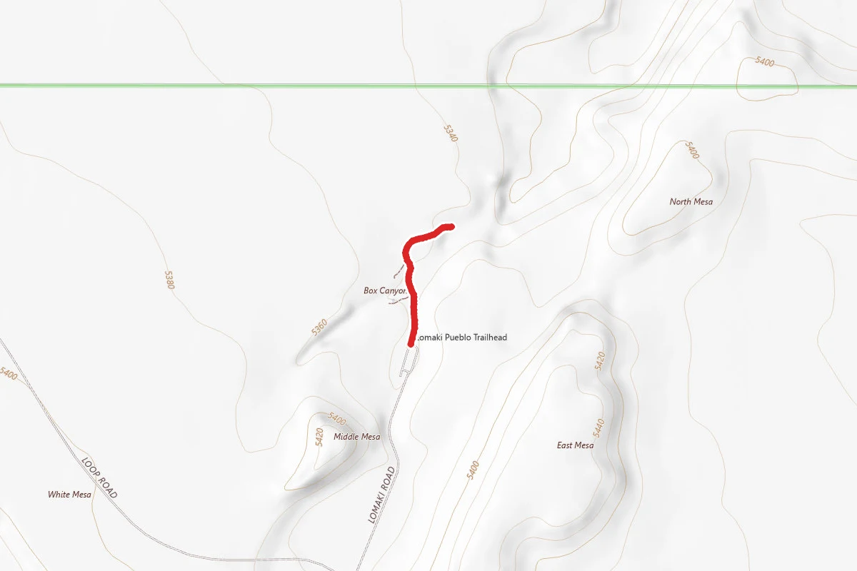 Lomaki Pueblo Trail