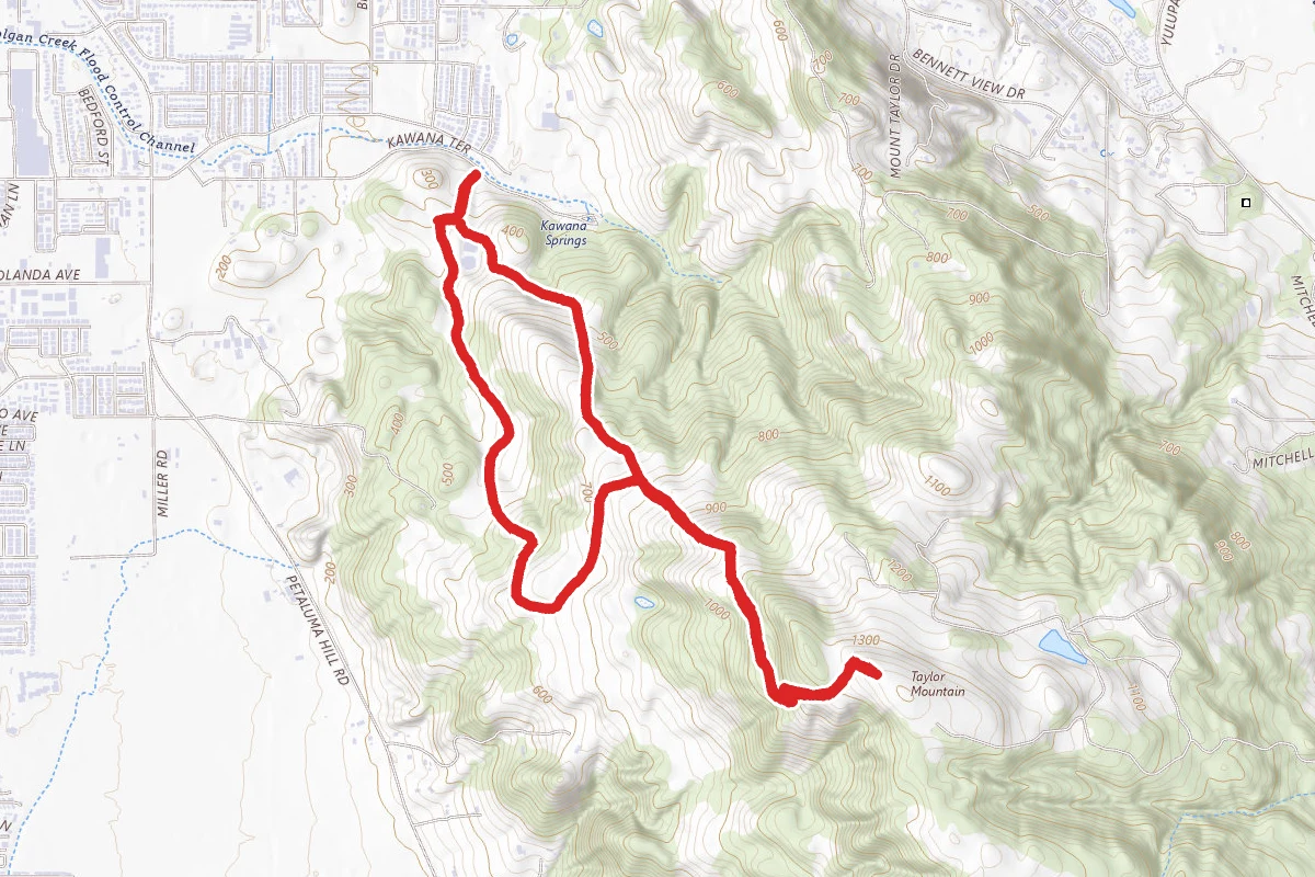 Taylor Mountain via Western Route