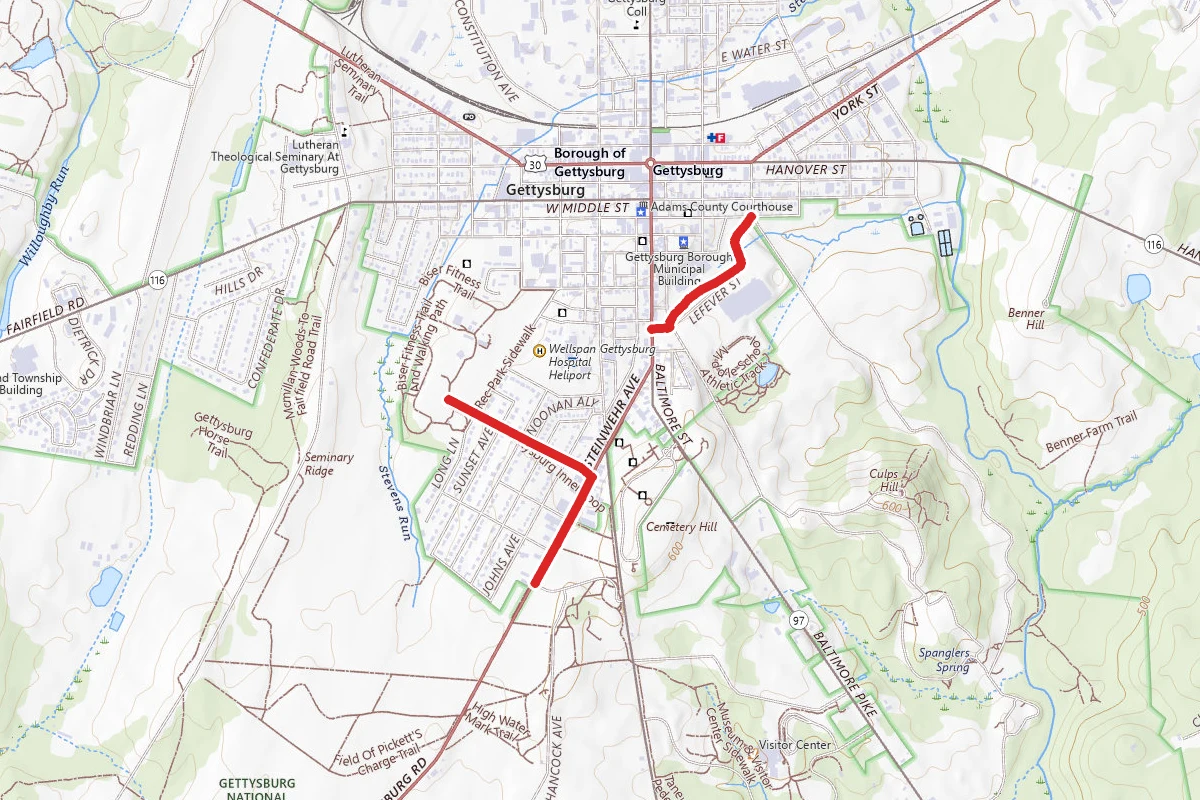 Gettysburg Inner Loop