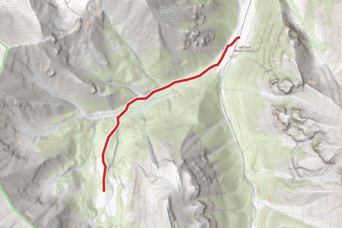 Right Fork Rocky Canyon