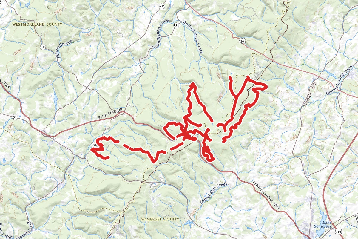 Laurel Highlands Snowmobile Trail (Northern)