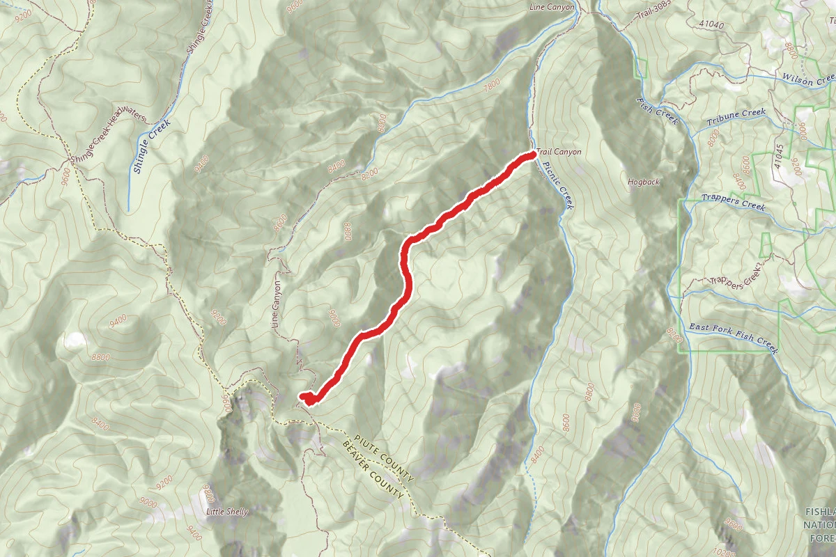 Upper Trail Canyon