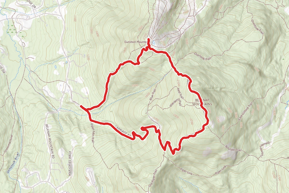 Belknap Gunstock Loop Trail