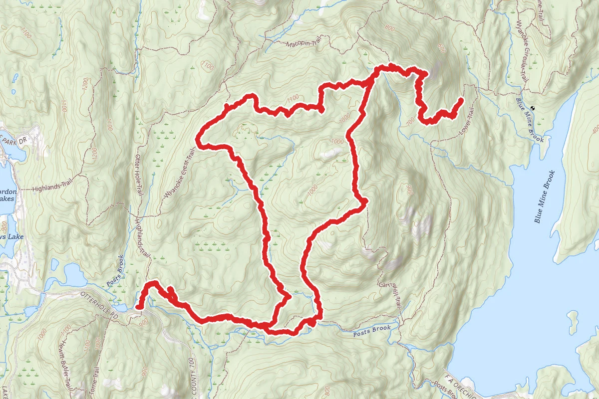 Wyanokie High Point via Highlands and Wyanokie Crest Trail