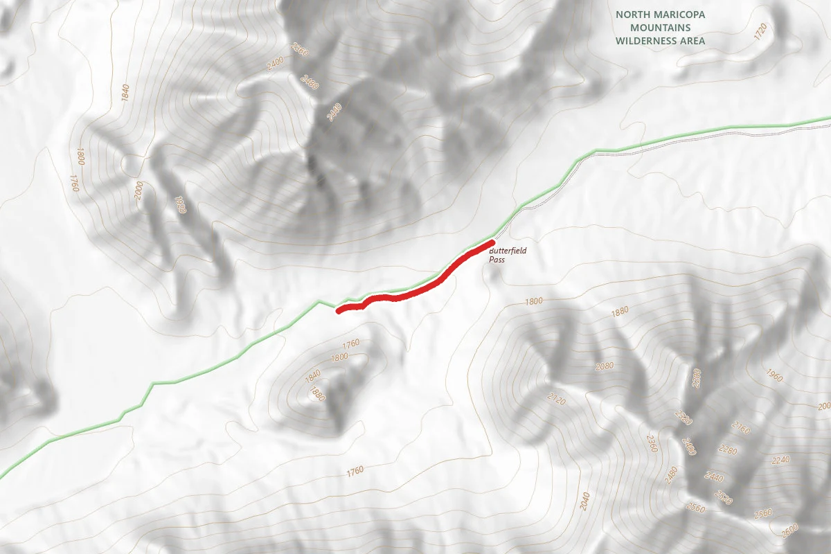 Butterfield Stage Route