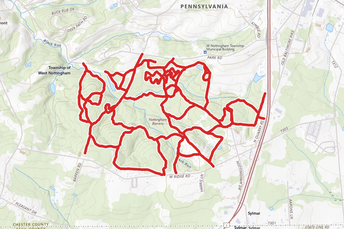 Nottingham County Park Trails