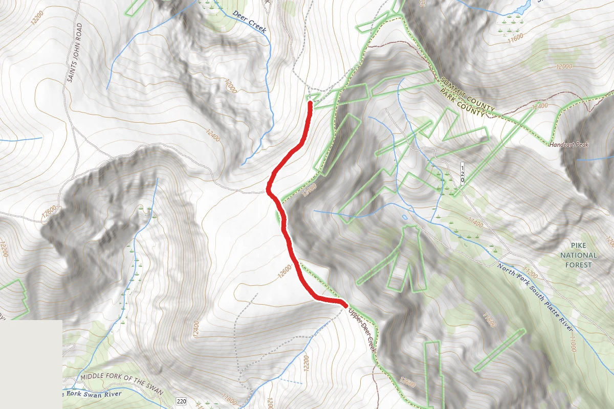 Montezuma-Deer Creek Road