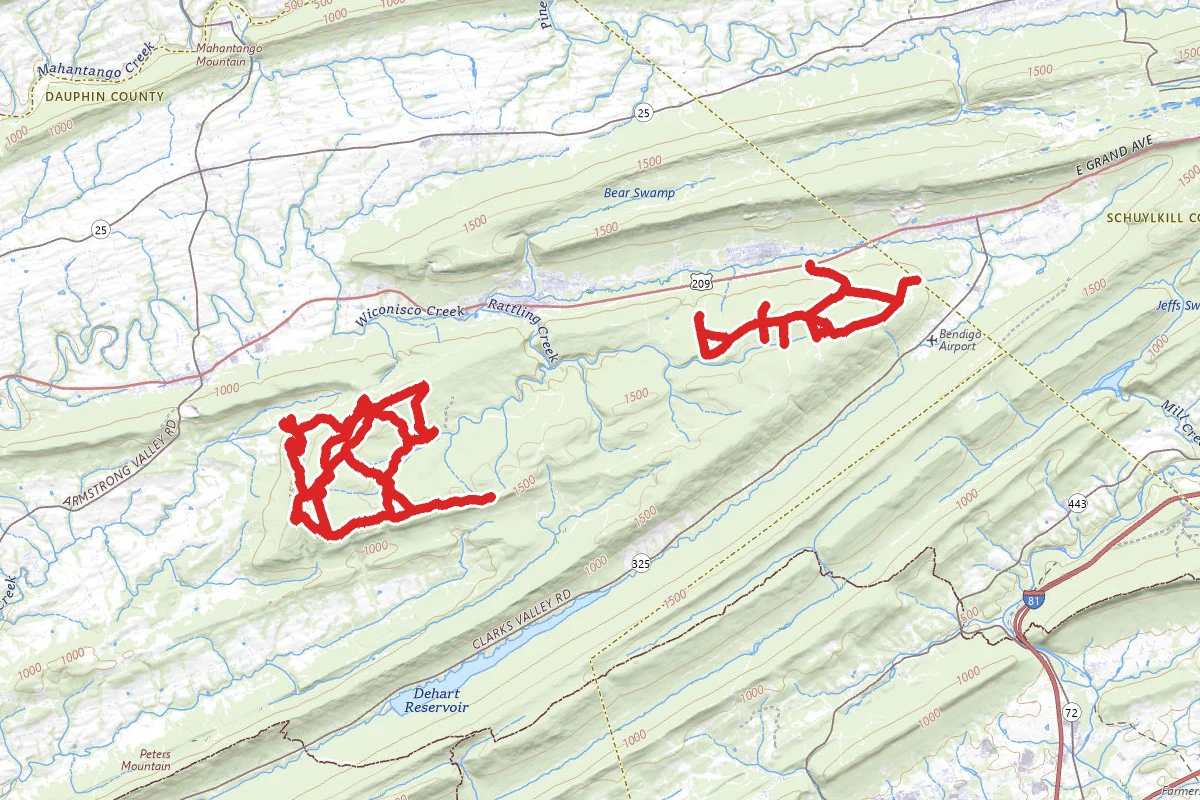 Haldeman & Greenland Tracts - Snowmobile Trails
