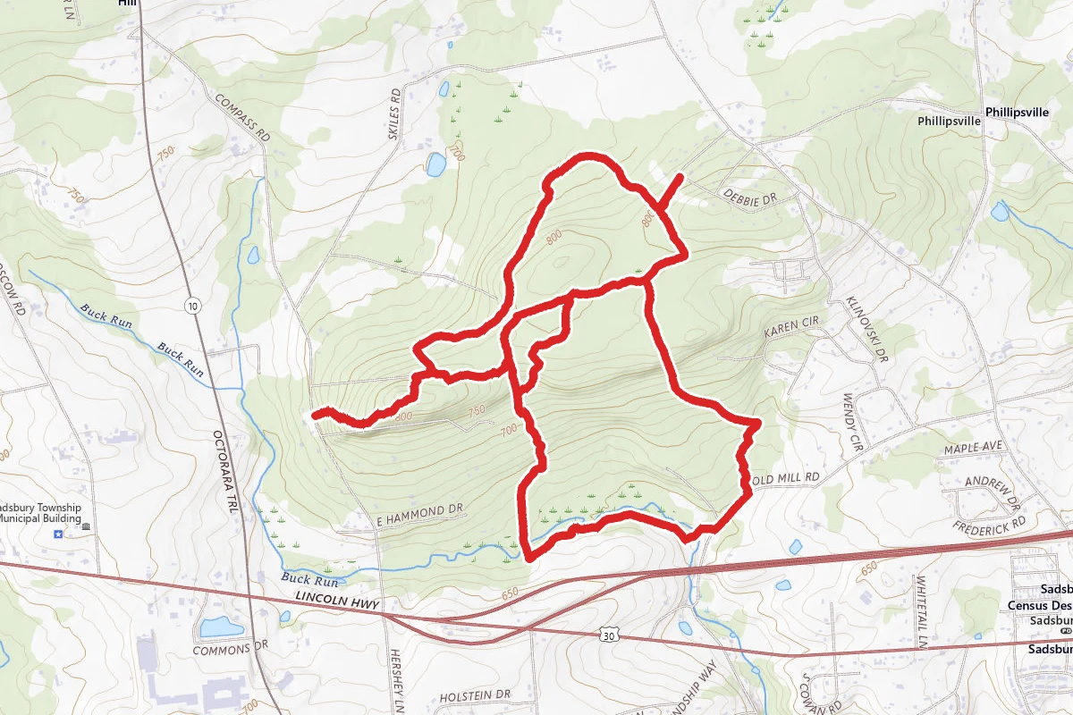 Sadsbury Woods Preserve Trails