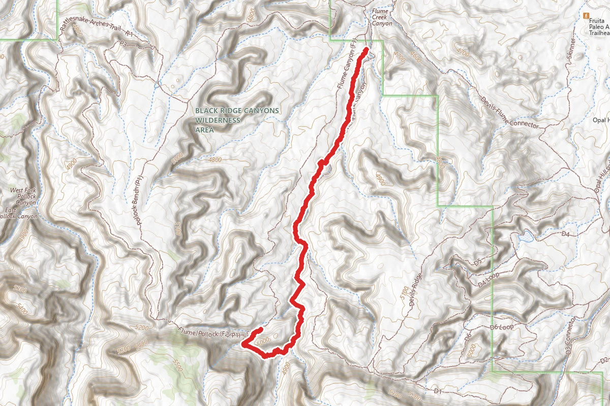 Flume Canyon (F1) Trail