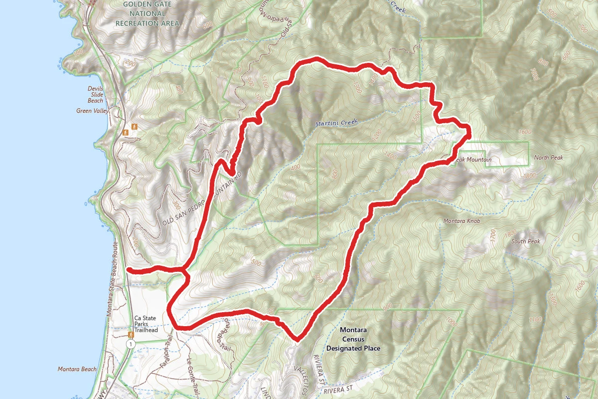 Alta Vista and Montara Mountain Loop