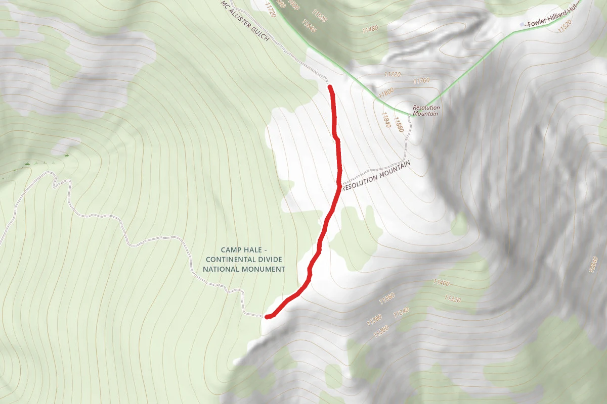 Mc Allister Gulch Road