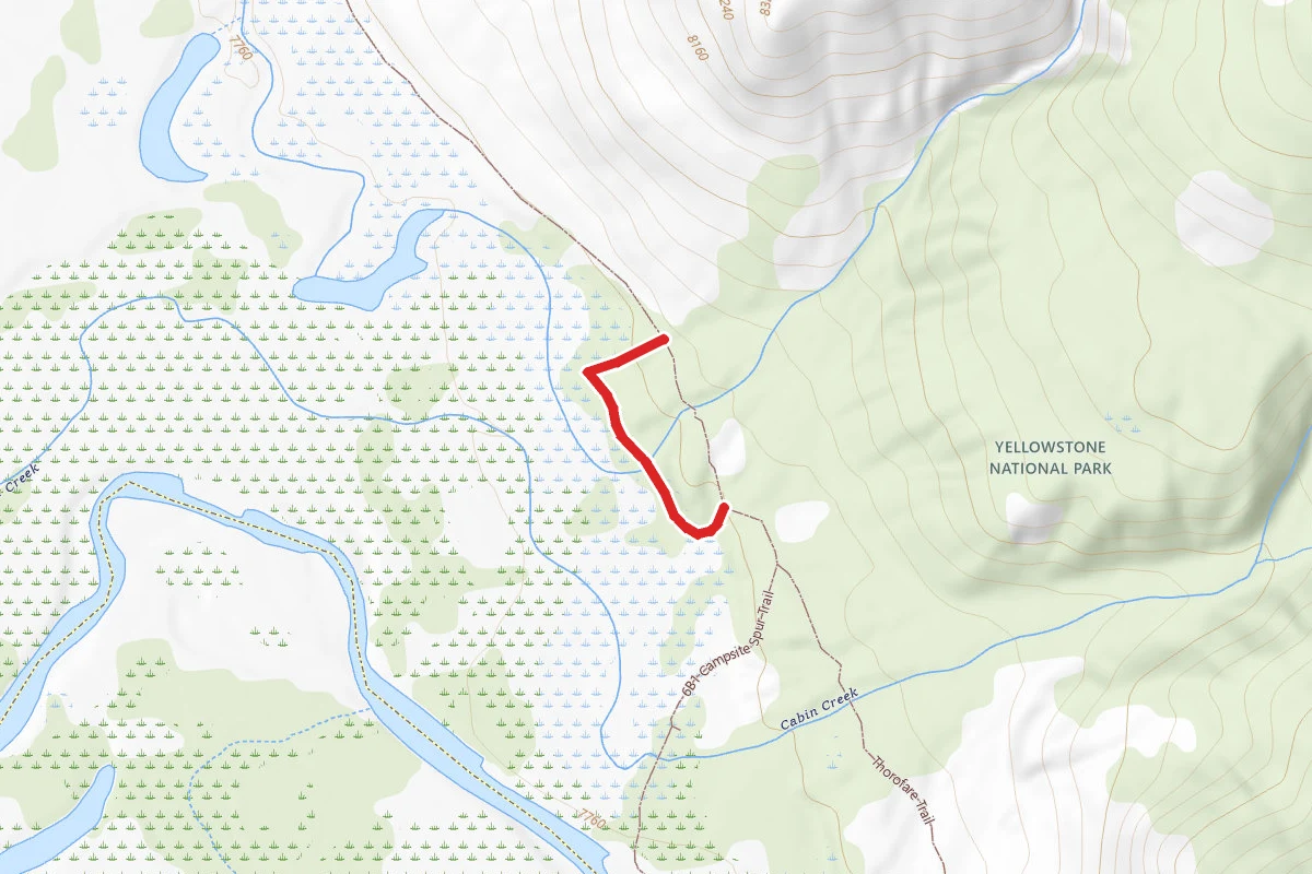 Cabin Creek Cabin Trail