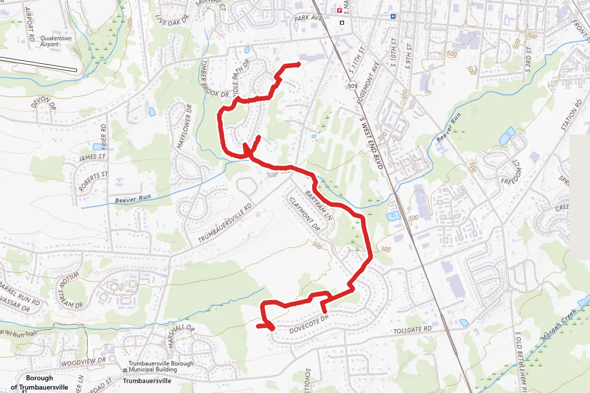 Hunters Crossing and Brayton Garden Trails