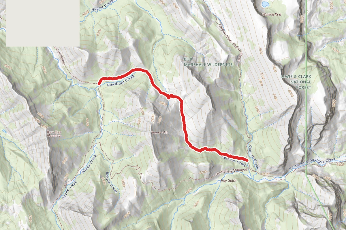 Potshot Creek-Seedling Creek
