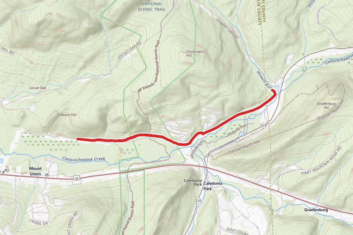Chambersburg Water Line Trail