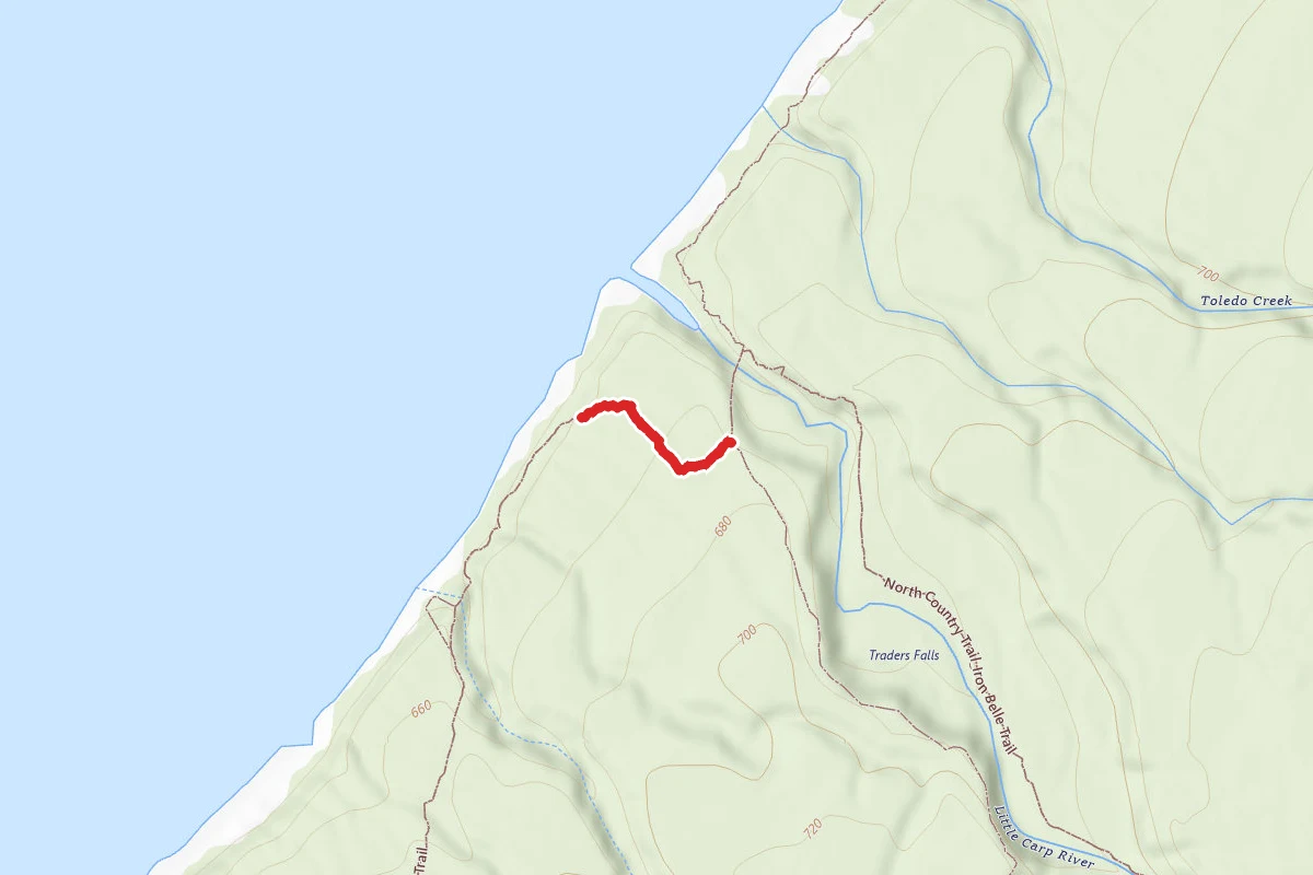 Porcupine Mountains State Park - Lake Superior Trail_North Country Trail;Iron Belle Trail