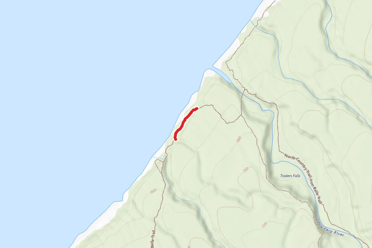 Porcupine Mountains State Park - Lake Superior Trail_North Country Trail;Iron Belle Trail