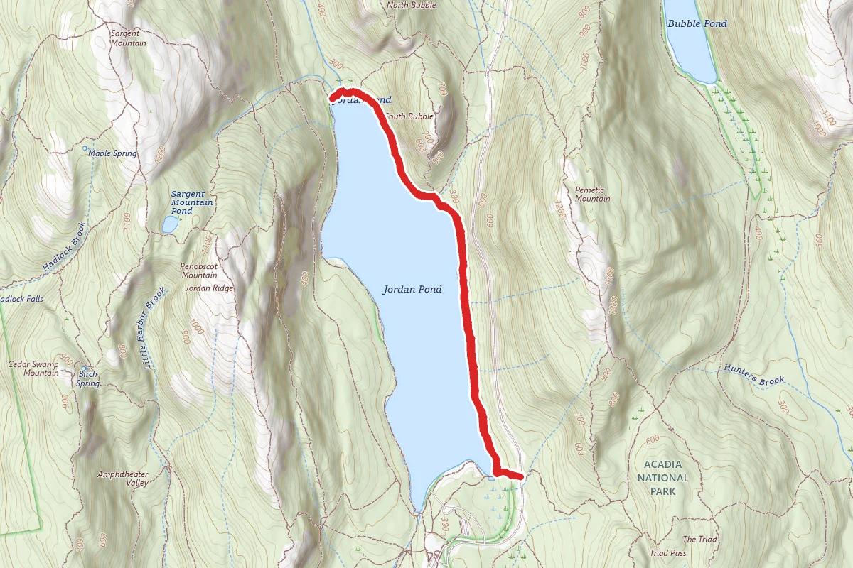 Jordan Pond East Side Trail